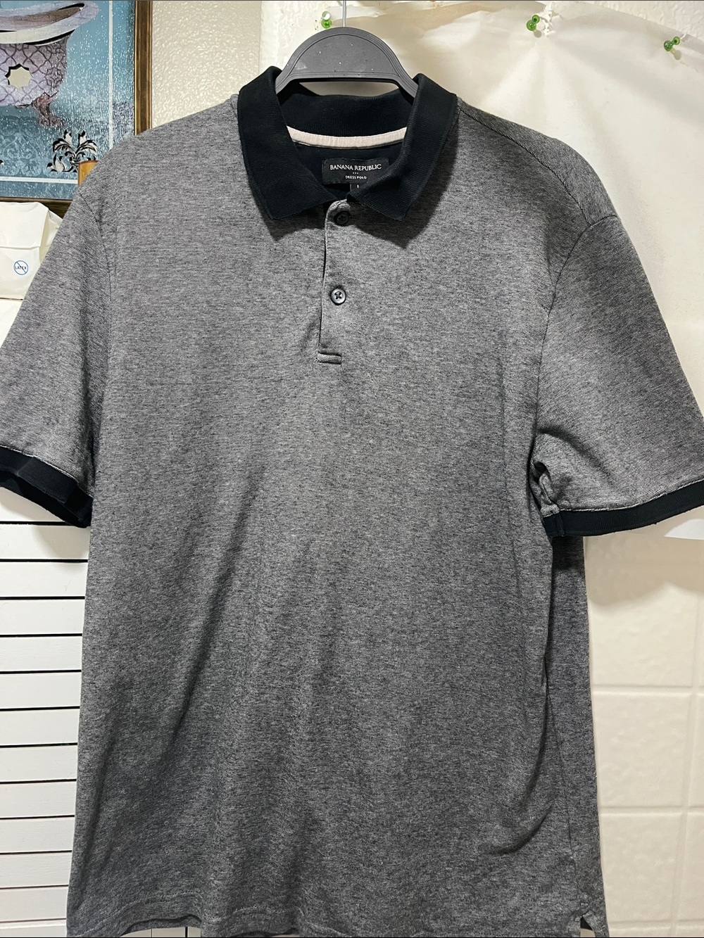 Preowned Banana Republic Dress Gray Polo Size Small . - Picture 1 of 11